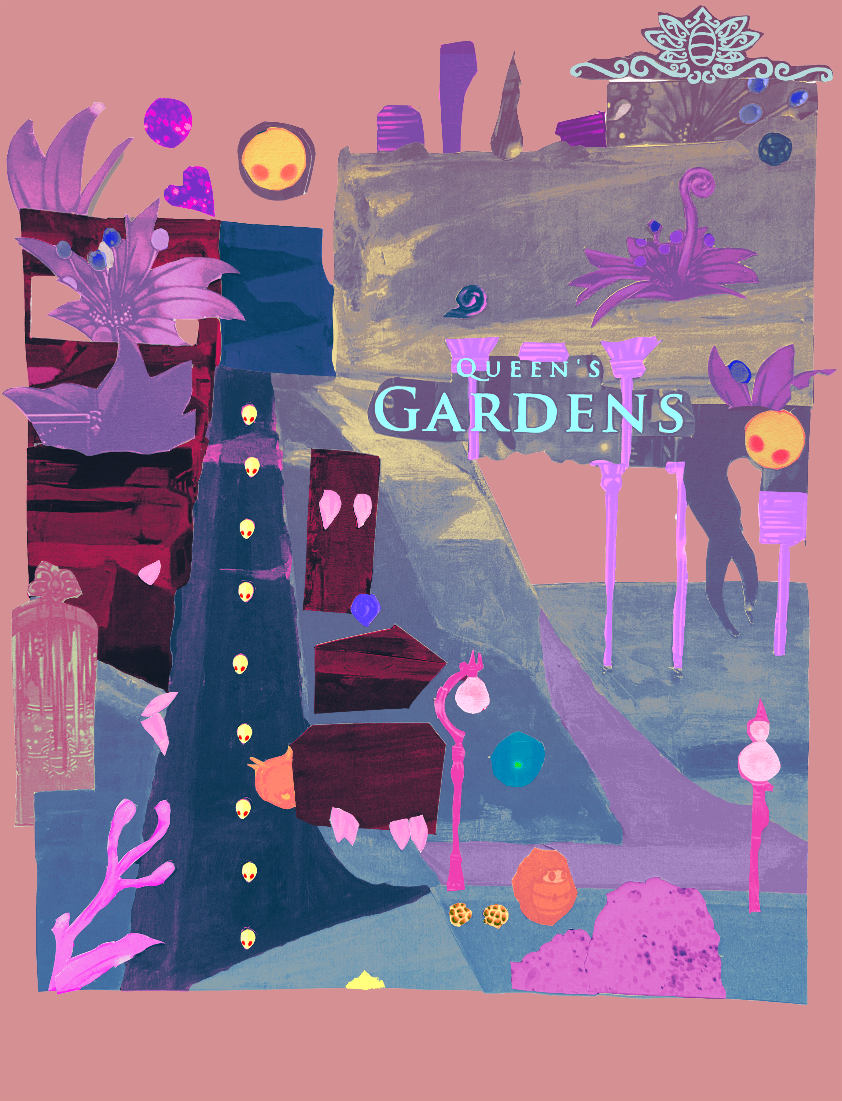 Hollow Knight X Richard Diebenkorn Collage